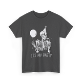 It's My Party Skeleton Costume T-Shirt - Dark Heather