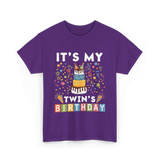 It's My Twin's Birthday T-Shirt - Purple