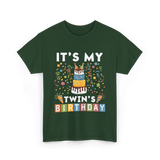 It's My Twin's Birthday T-Shirt - Forest Green