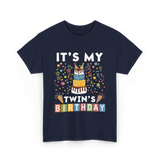 It's My Twin's Birthday T-Shirt - Navy