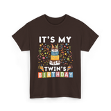 It's My Twin's Birthday T-Shirt - Dark Chocolate