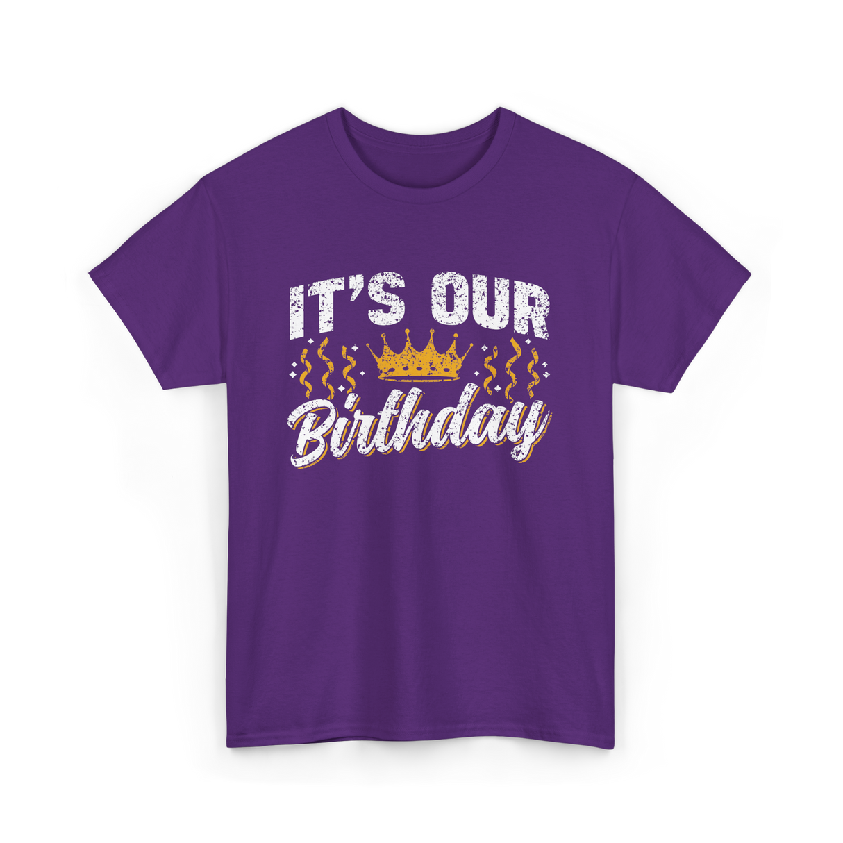 Its Our Birthday Celebration T-Shirt - Purple