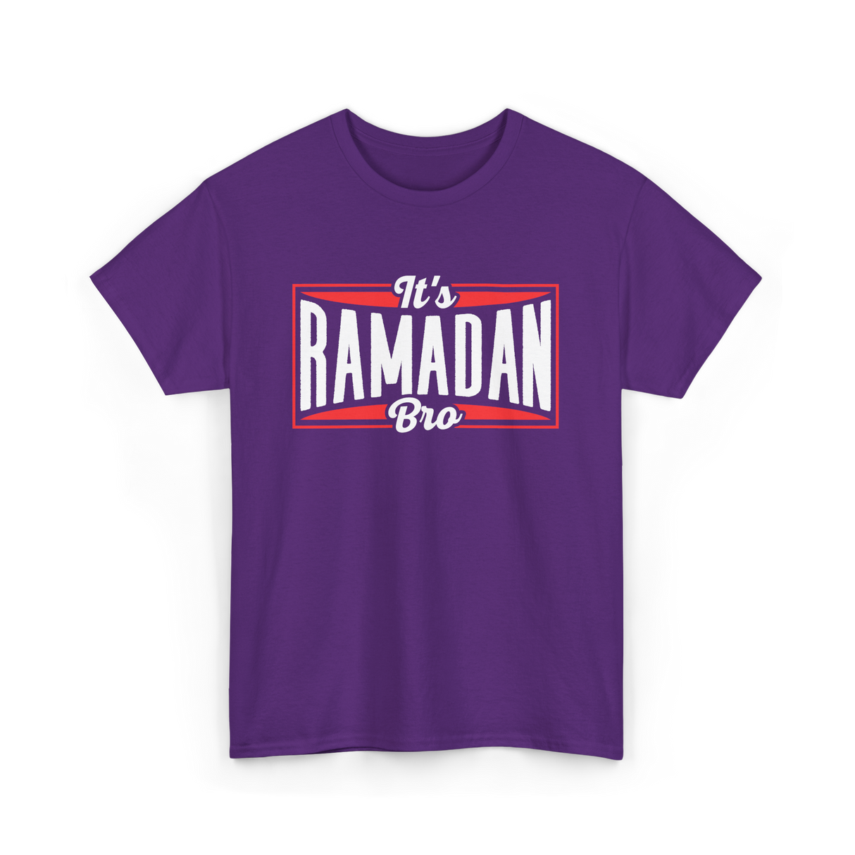 It's Ramadan Bro Ramadan Muslim T-Shirt - Purple