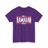 It's Ramadan Bro Ramadan Muslim T-Shirt - Purple