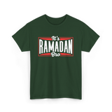 It's Ramadan Bro Ramadan Muslim T-Shirt - Forest Green