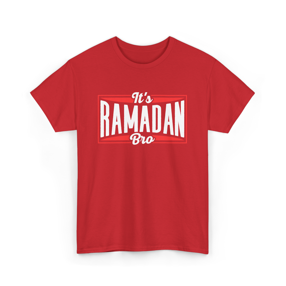 It's Ramadan Bro Ramadan Muslim T-Shirt - Red