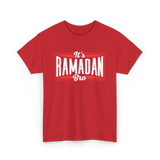 It's Ramadan Bro Ramadan Muslim T-Shirt - Red