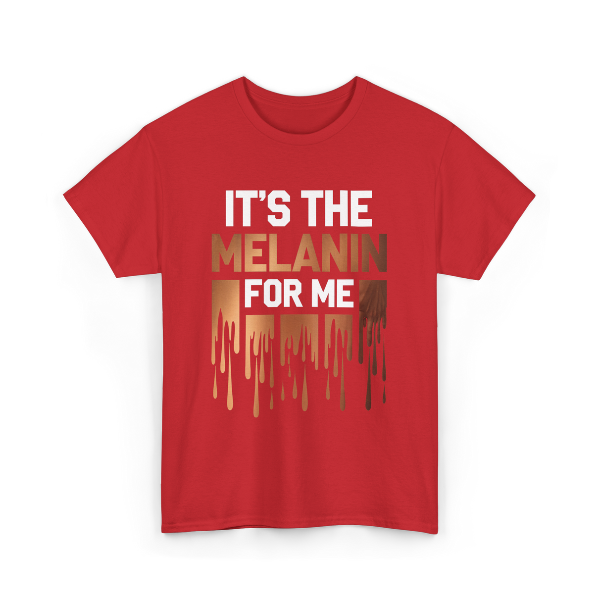 It's The Melanin Melanin T-Shirt - Red