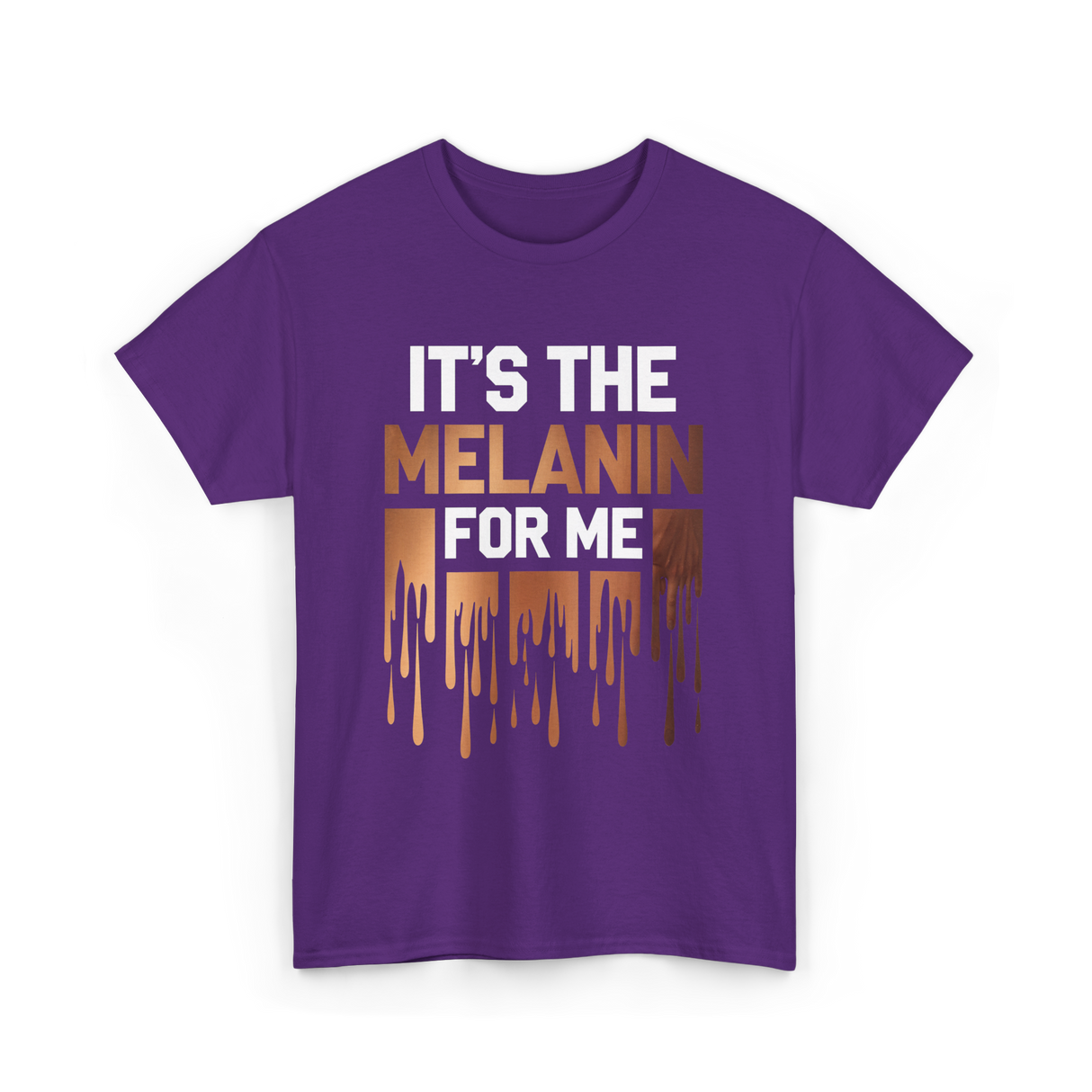 It's The Melanin Melanin T-Shirt - Purple