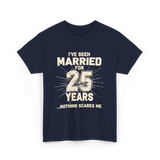 Ive Been Married 25 Years Anniversary T-Shirt - Navy