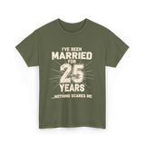 Ive Been Married 25 Years Anniversary T-Shirt - Military Green