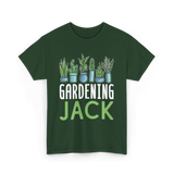 Jack Gardening Plant Gardener T-Shirt - Forest Green