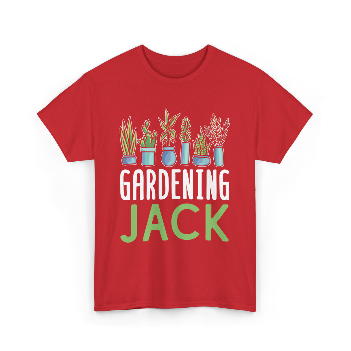 Jack Gardening Plant Gardener T-Shirt - Red