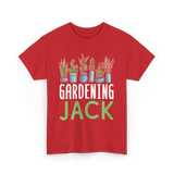 Jack Gardening Plant Gardener T-Shirt - Red