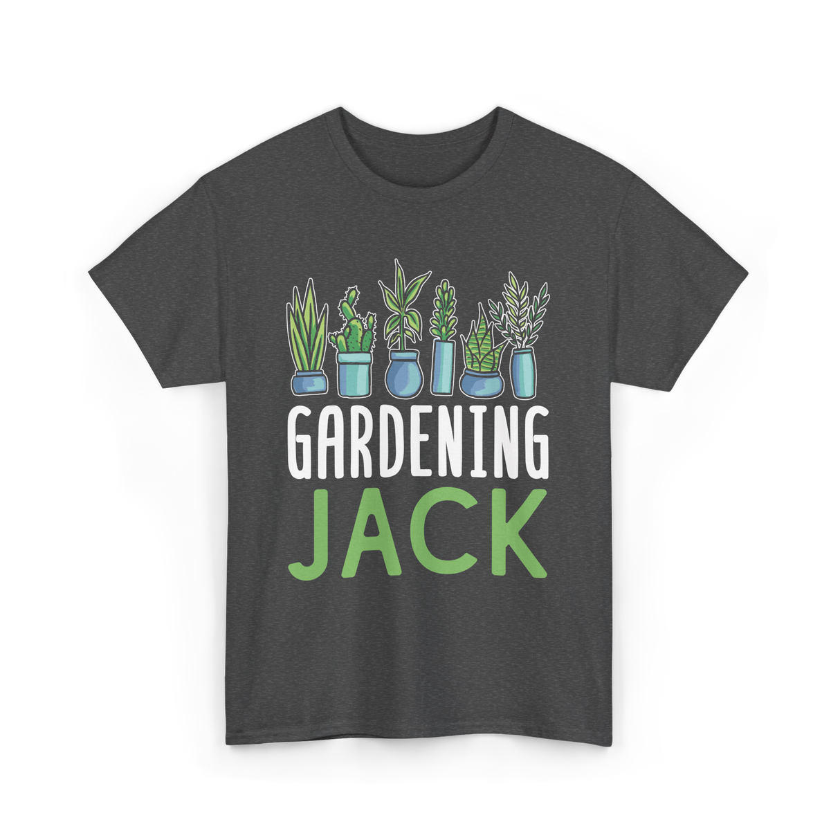 Jack Gardening Plant Gardener T-Shirt - Dark Heather