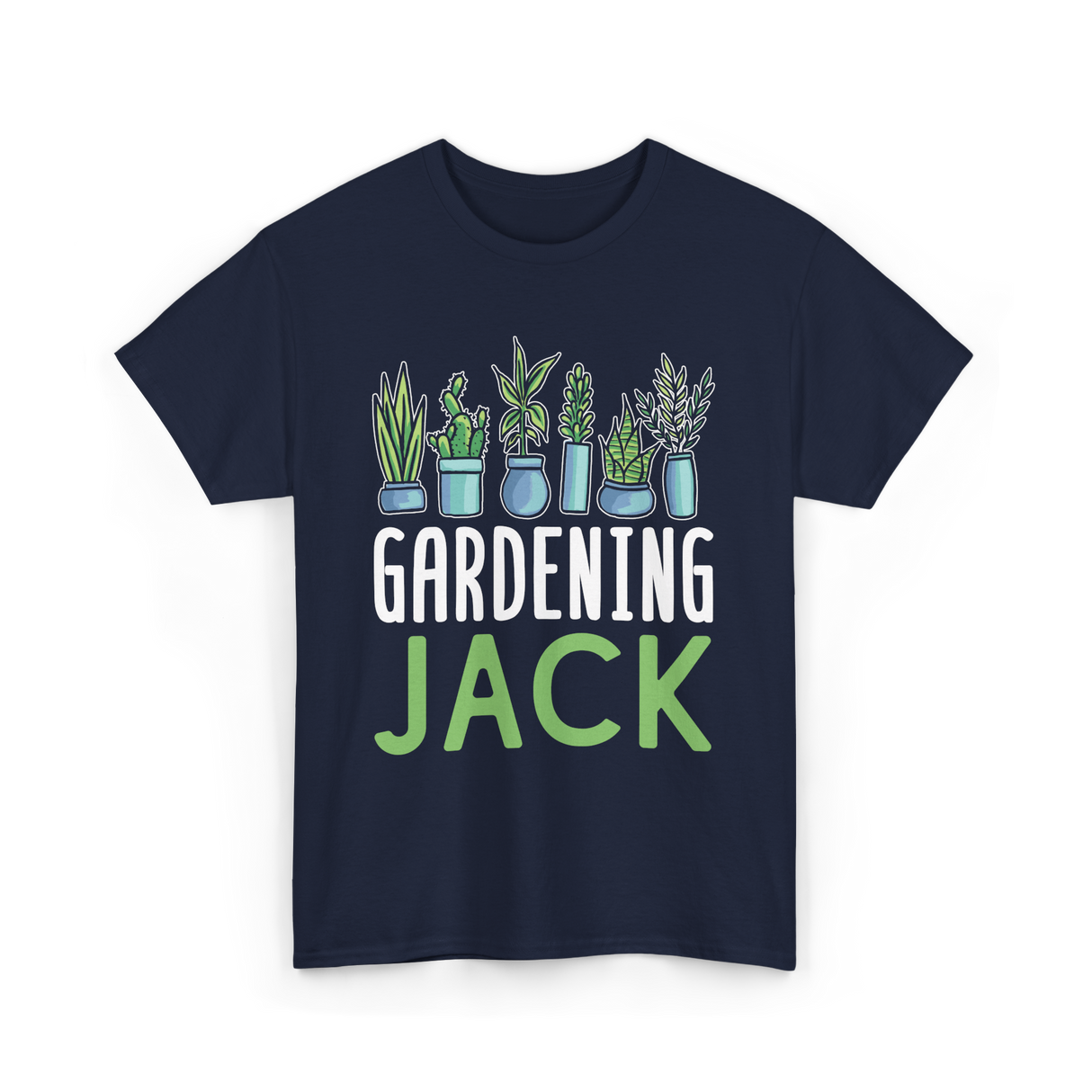 Jack Gardening Plant Gardener T-Shirt - Navy