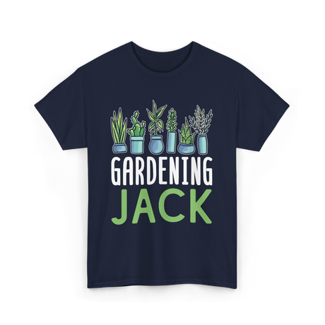 Jack Gardening Plant Gardener T-Shirt - Navy