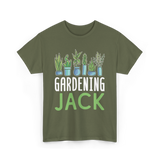 Jack Gardening Plant Gardener T-Shirt - Military Green