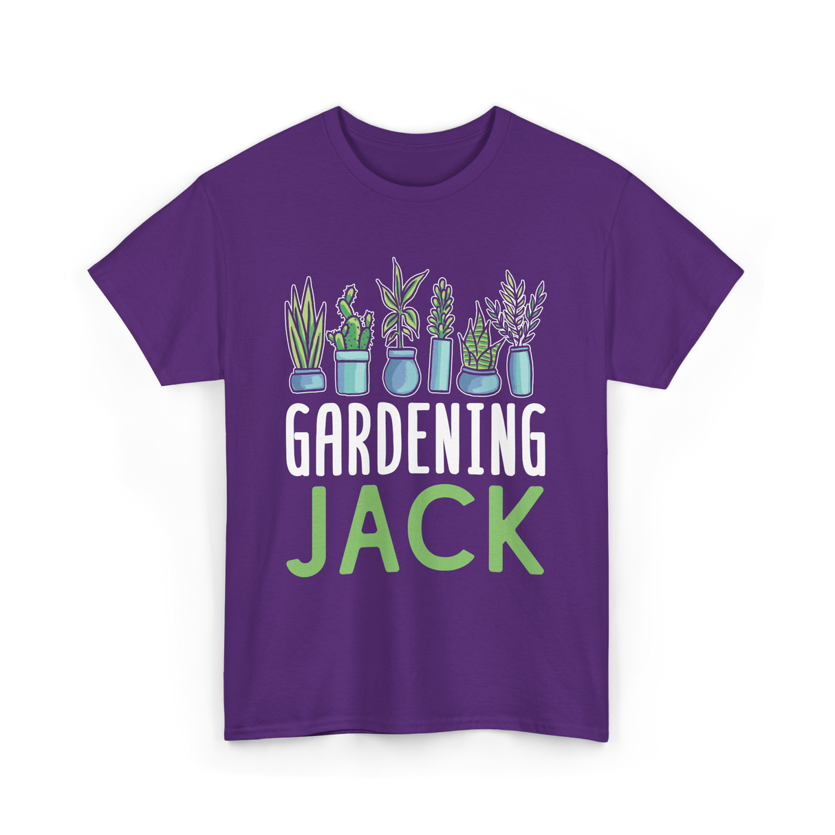 Jack Gardening Plant Gardener T-Shirt - Purple