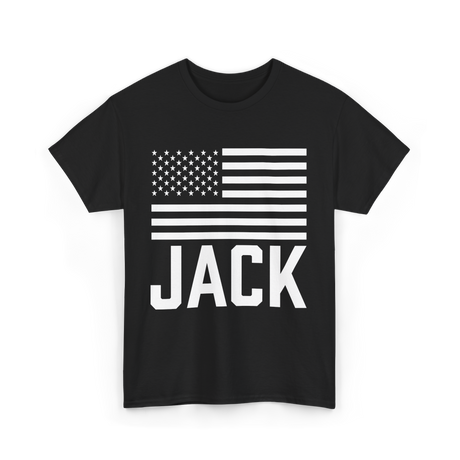 Jack Personalized Birthday Name Celebration T-Shirt - Black