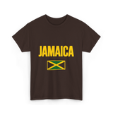 Jamaica Flag Jamaica T-Shirt - Dark Chocolate