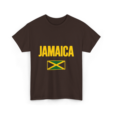 Jamaica Flag Jamaica T-Shirt - Dark Chocolate