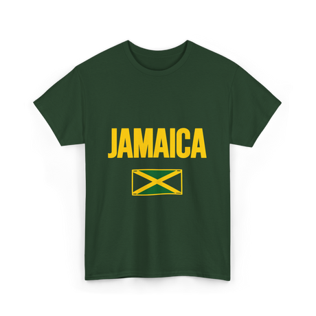 Jamaica Flag Jamaica T-Shirt - Forest Green