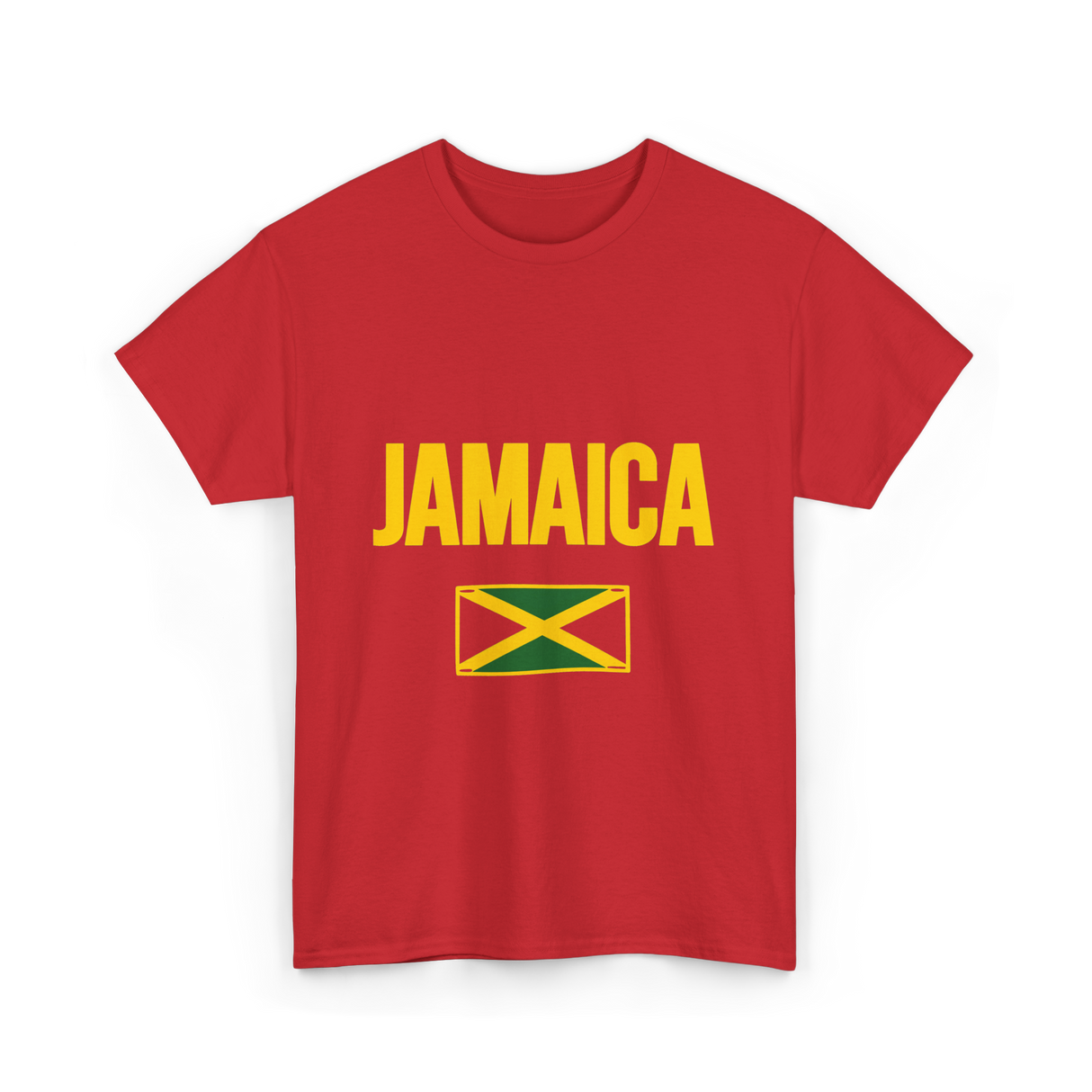 Jamaica Flag Jamaica T-Shirt - Red