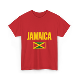 Jamaica Flag Jamaica T-Shirt - Red