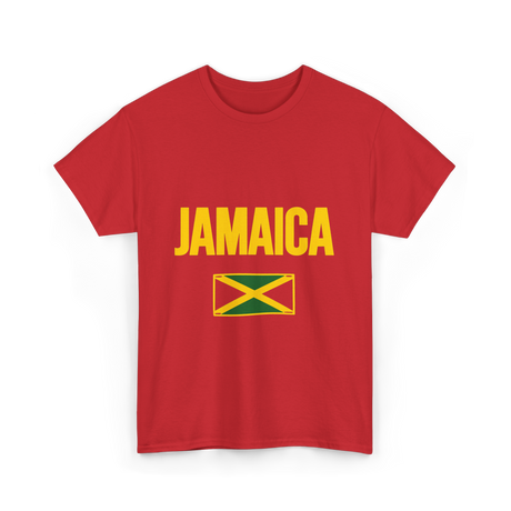 Jamaica Flag Jamaica T-Shirt - Red