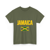 Jamaica Flag Jamaica T-Shirt - Military Green