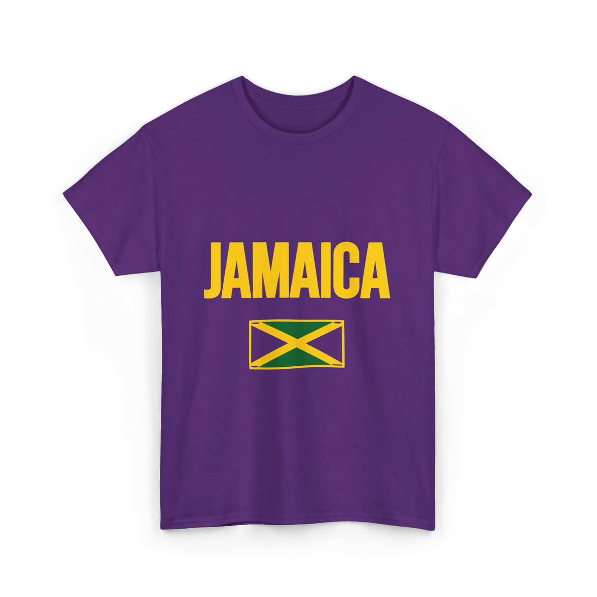 Jamaica Flag Jamaica T-Shirt - Purple