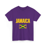 Jamaica Flag Jamaica T-Shirt - Purple