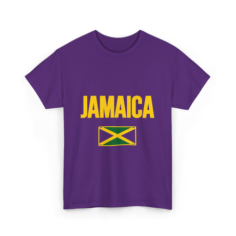 Jamaica Flag Jamaica T-Shirt - Purple