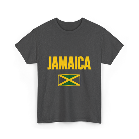 Jamaica Flag Jamaica T-Shirt - Dark Heather