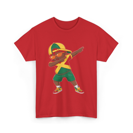 Jamaican Boy Roots Culture T-Shirt - Red