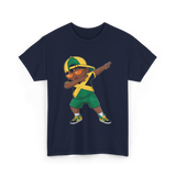 Jamaican Boy Roots Culture T-Shirt - Navy