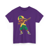 Jamaican Boy Roots Culture T-Shirt - Purple