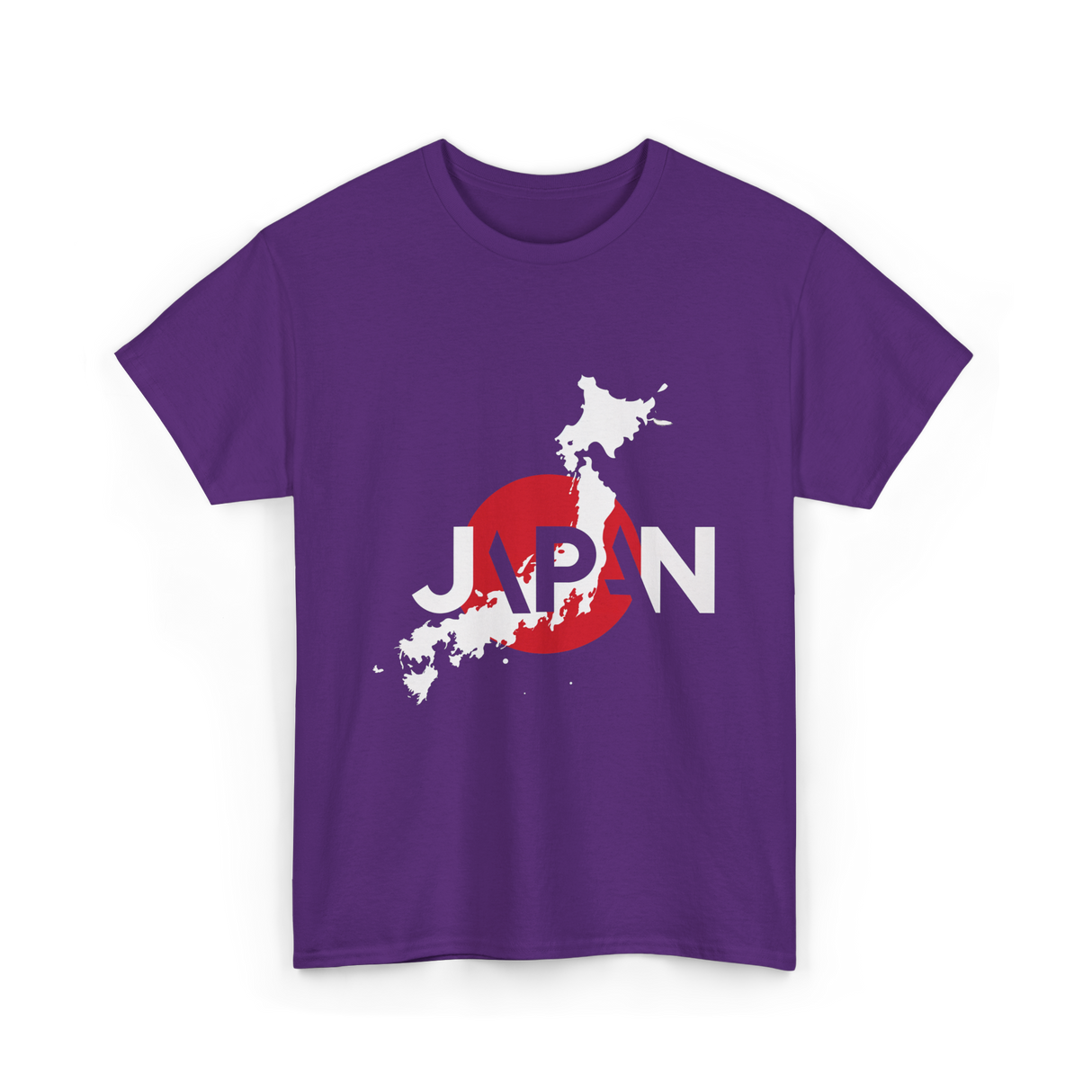 Japan Map Japan Japanese Culture T-Shirt - Purple