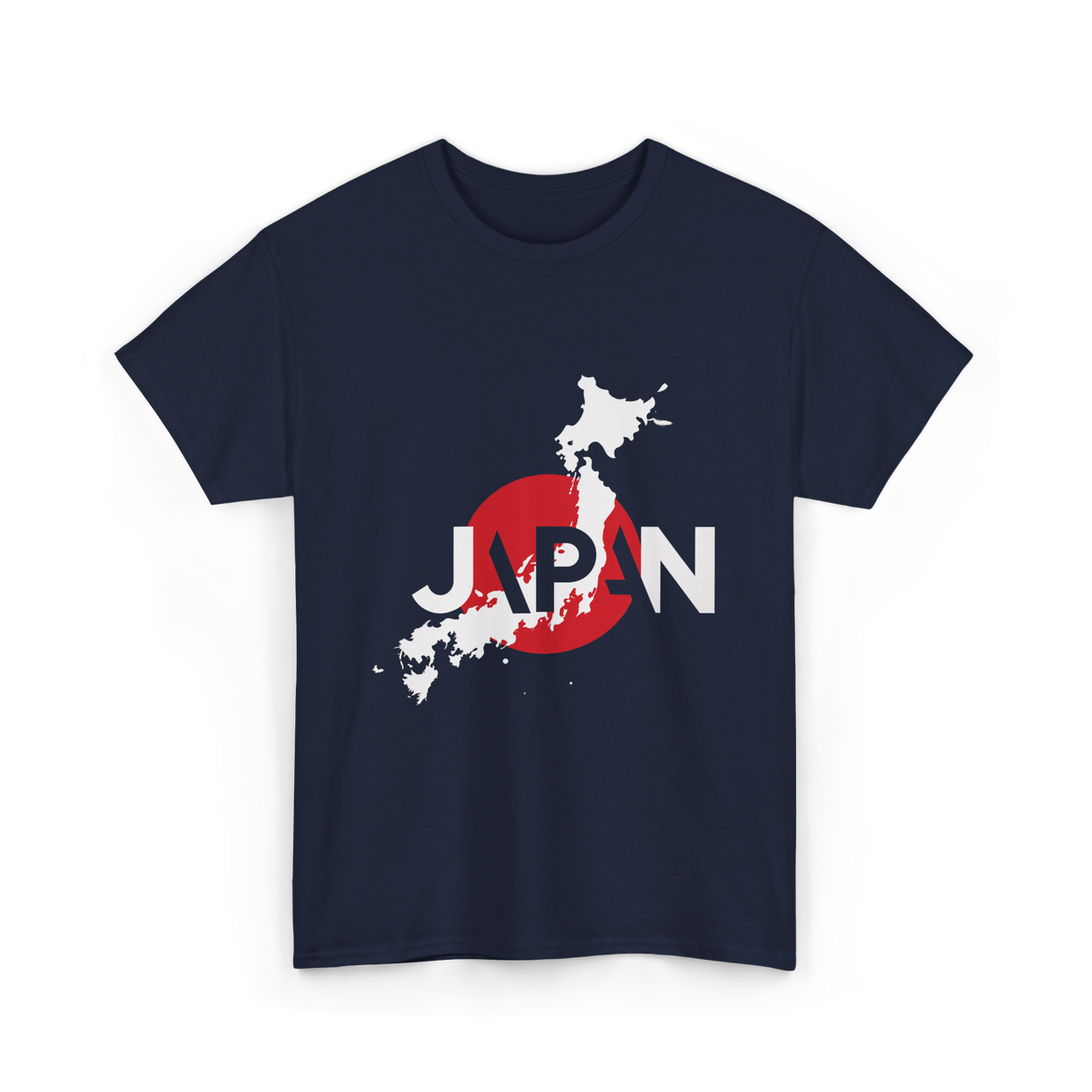 Japan Map Japan Japanese Culture T-Shirt - Navy