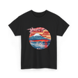 Japanese Fuji Mountain Art Japan T-Shirt - Black