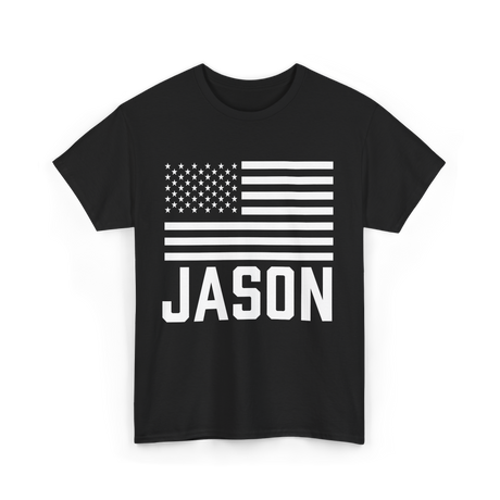 Jason Birthday Name Celebration T-Shirt - Black