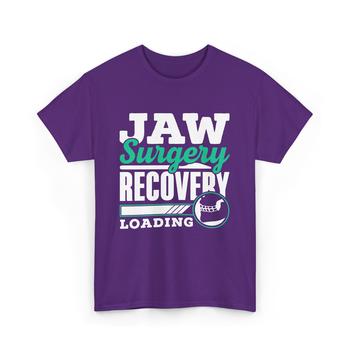 Jaw Surgery Recovery Loading Support T-Shirt - Purple