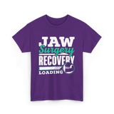 Jaw Surgery Recovery Loading Support T-Shirt - Purple