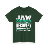 Jaw Surgery Recovery Loading Support T-Shirt - Forest Green