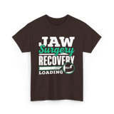 Jaw Surgery Recovery Loading Support T-Shirt - Dark Chocolate