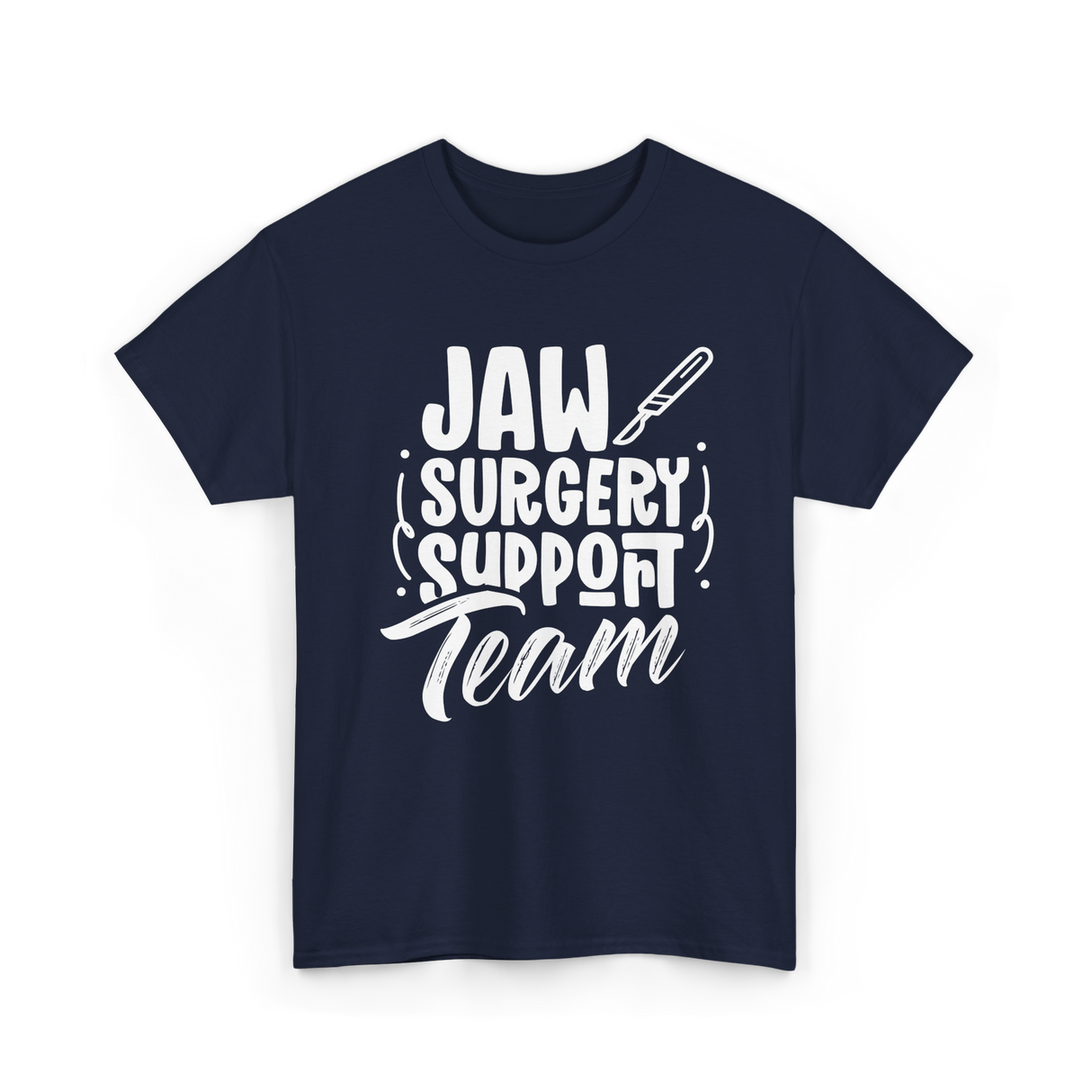 Jaw Surgery Support Team Surgery T-Shirt - Navy