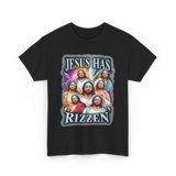 Jesus Has Rizz Christian Faith T-Shirt - Black