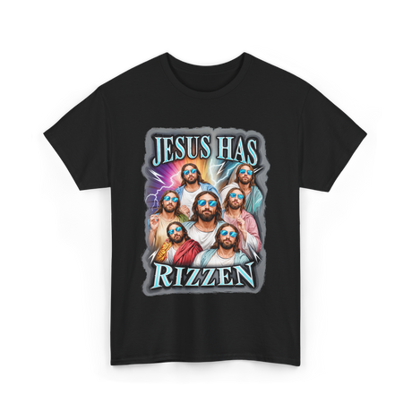 Jesus Has Rizz Christian Faith T-Shirt - Black