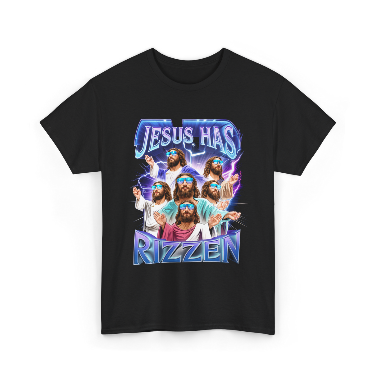 Jesus Has Rizz T-Shirt - Black